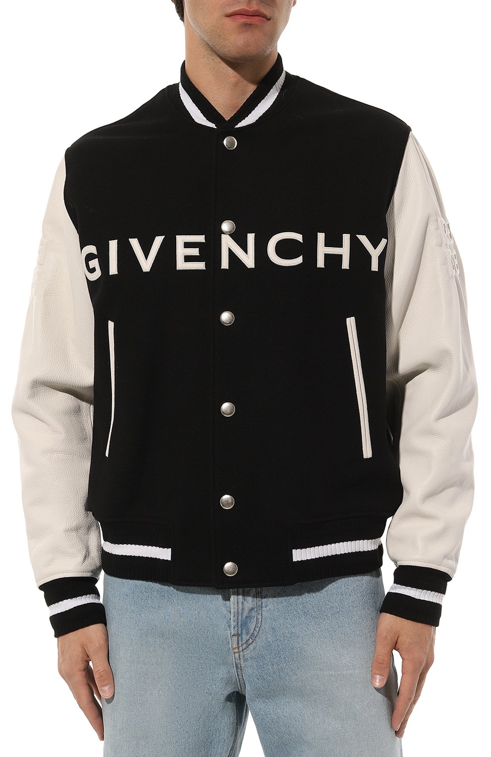Комбинированный бомбер GIVENCHY, арт. BM011S6Y16, фото 3
