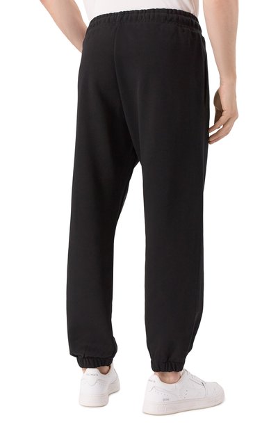 Хлопковые джоггеры HINNOMINATE черного цвета по цене 15900 руб., арт. HMABM01375, фото 4 Хлопковые джоггеры HINNOMINATE, арт. HMABM01375, фото 4