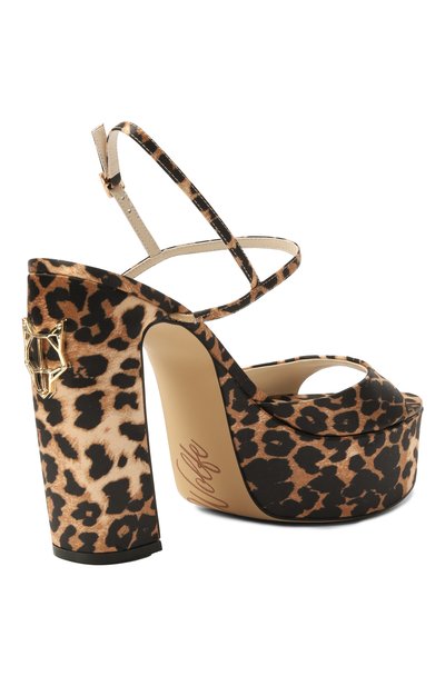 Текстильные босоножки fire NAKED WOLFE, арт. FIRE/SILK SATIN, фото 5