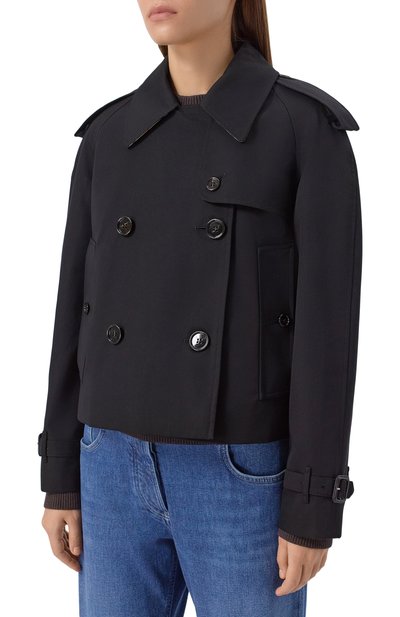Хлопковый тренч BURBERRY, арт. 8072849, фото 3