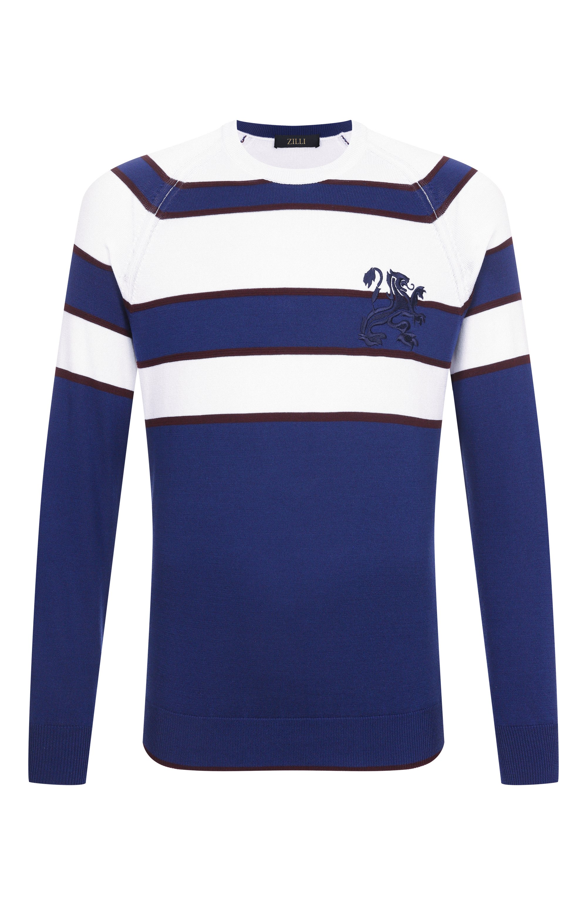 Джемпер из хлопка и шелка ZILLI, арт. KRN001M0142VBLS00, фото 1