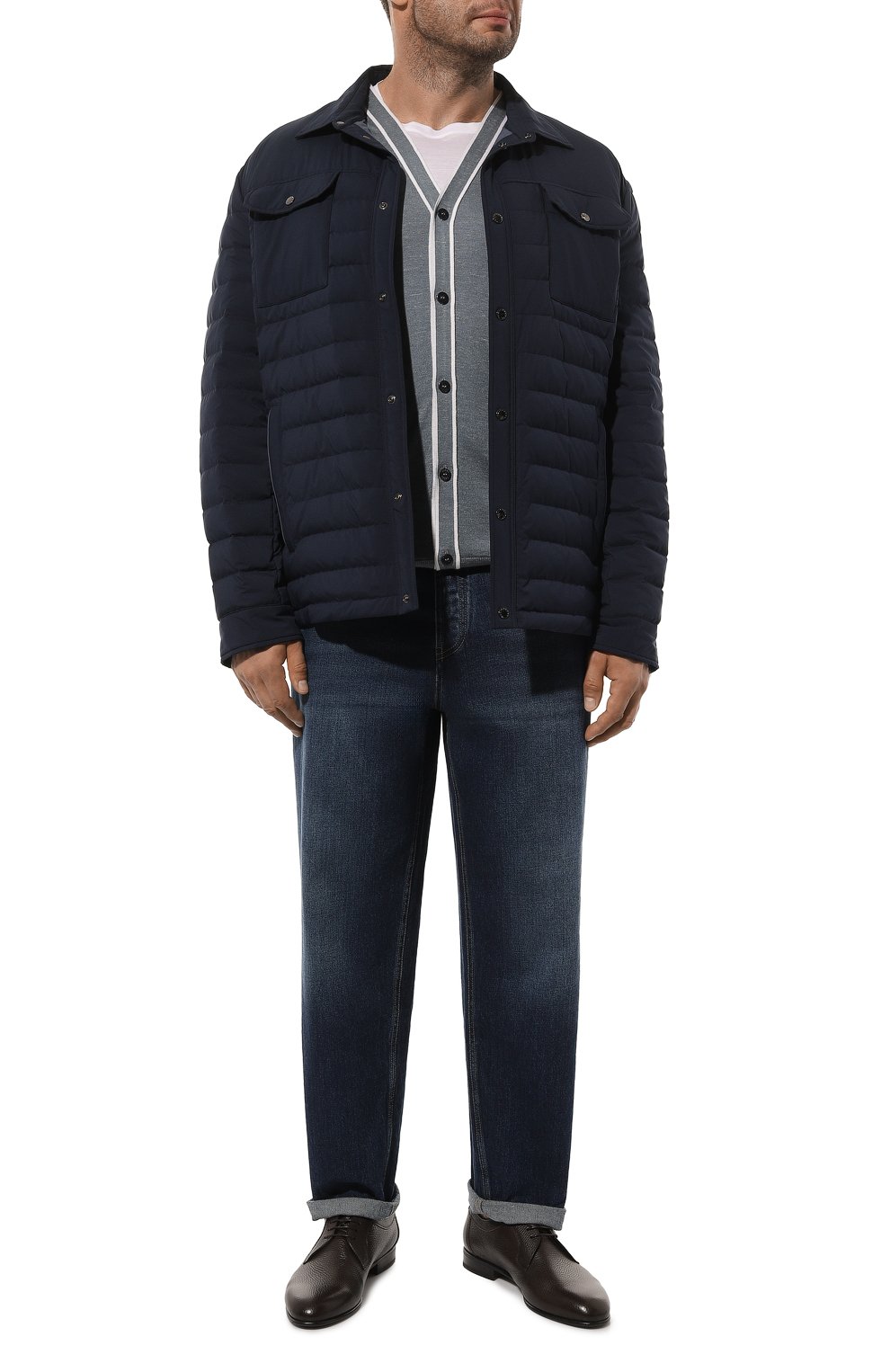 Кардиган из шерсти и шелка ZILLI, арт. KCA003M0345VHEM00, фото 2