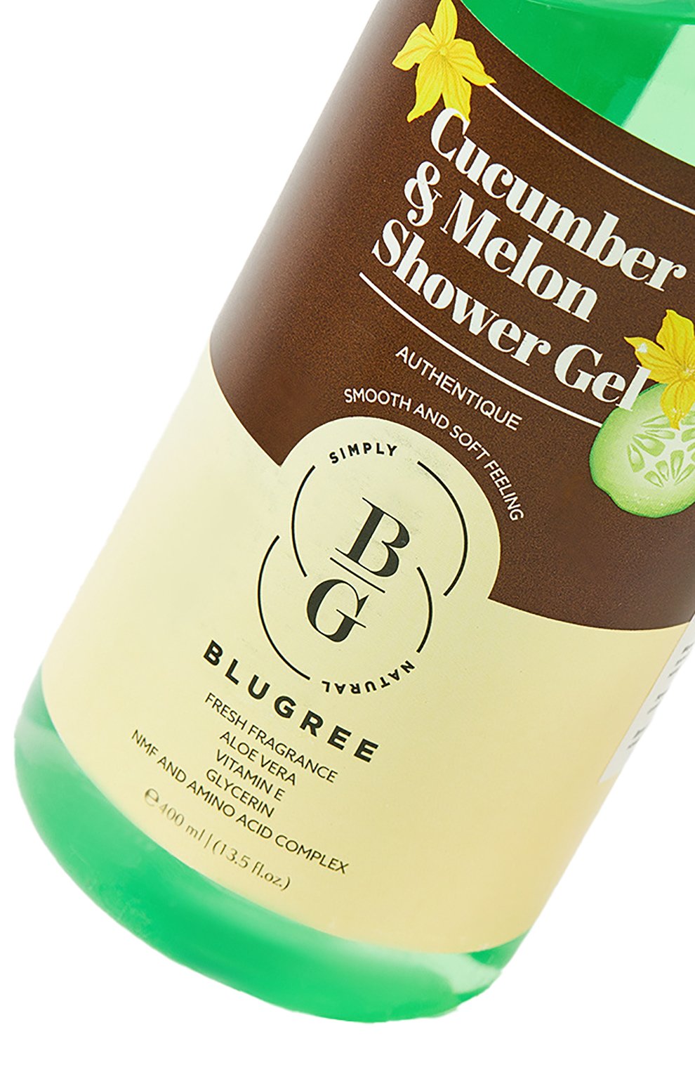 Гель для душа огурец-дыня (400ml) BLUGREE, арт. 8682983900250, фото 4