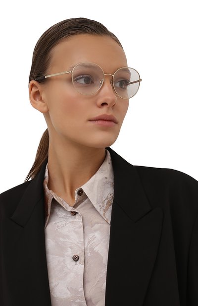 Оправа VALENTINO золотого цвета по цене 24200 руб., арт. 1025-3003, фото 2 Оправа VALENTINO, арт. 1025-3003, фото 2