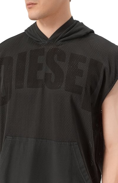 Хлопковое худи DIESEL, арт. A16641/0GHBF, фото 5