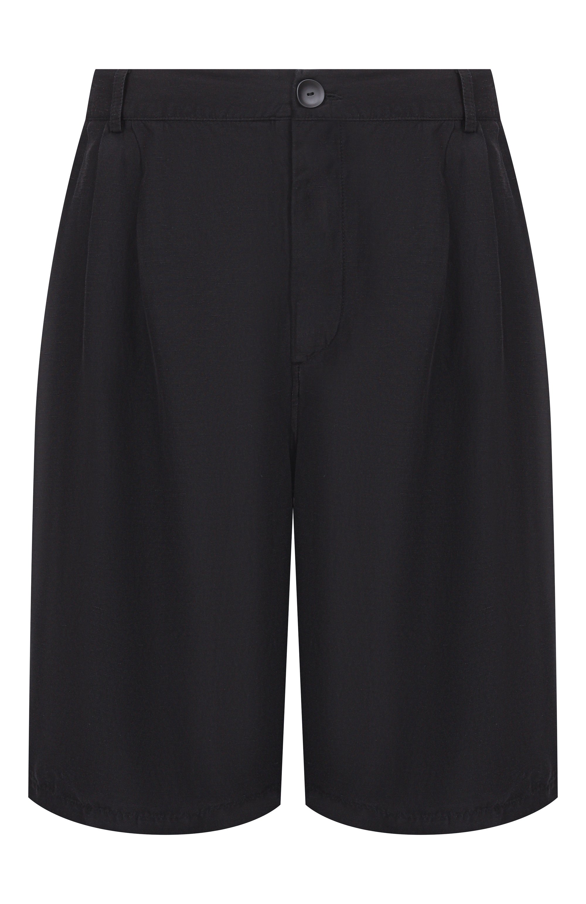 Шорты из вискозы и льна ANDREA YA'AQOV черного цвета по цене 52050 руб., арт. 26MSFT39B, фото 1 Шорты из вискозы и льна ANDREA YA'AQOV, арт. 26MSFT39B, фото 1