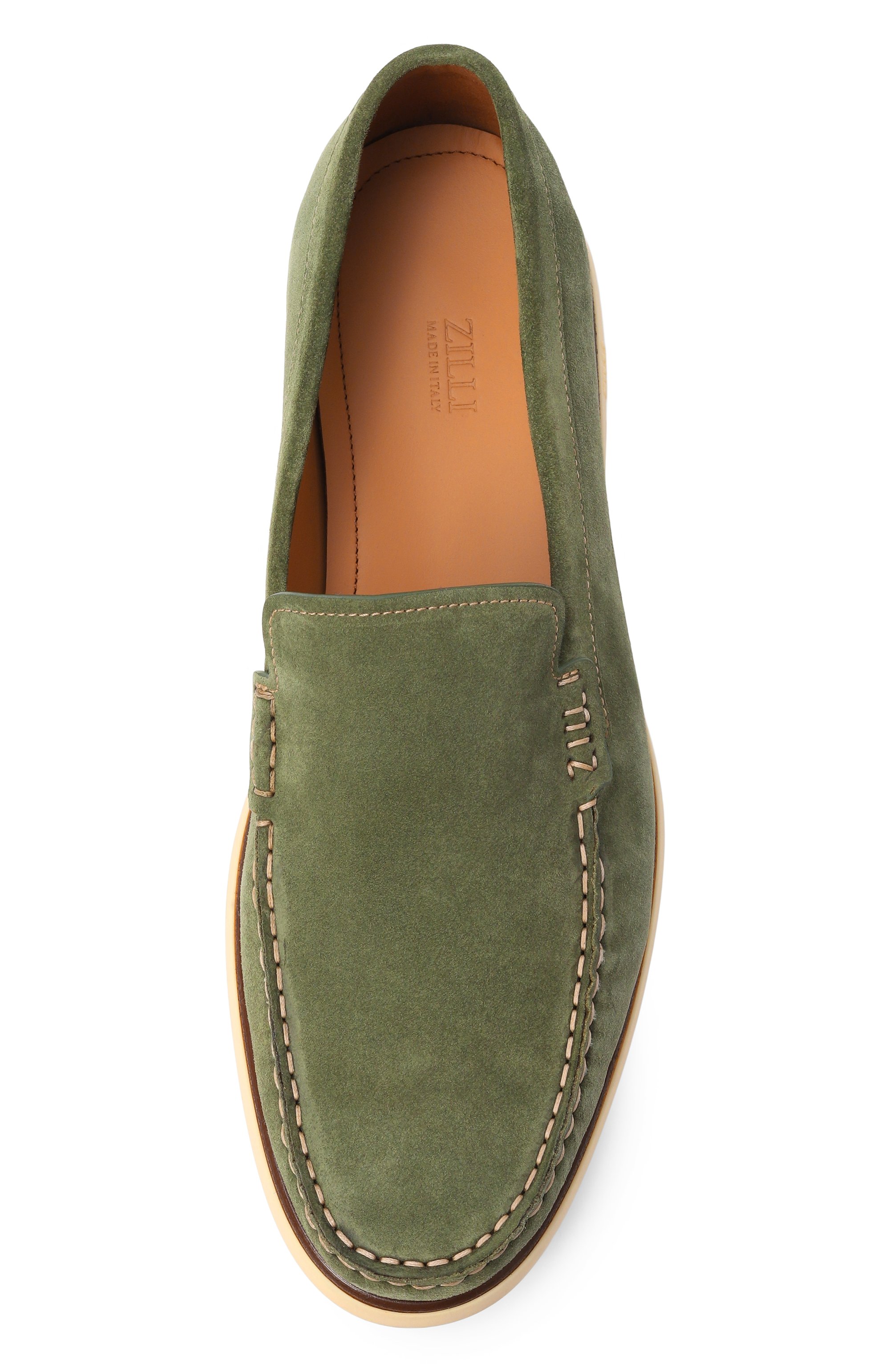 Замшевые лоферы ZILLI, арт. H0189AM1194VZTP03, фото 6