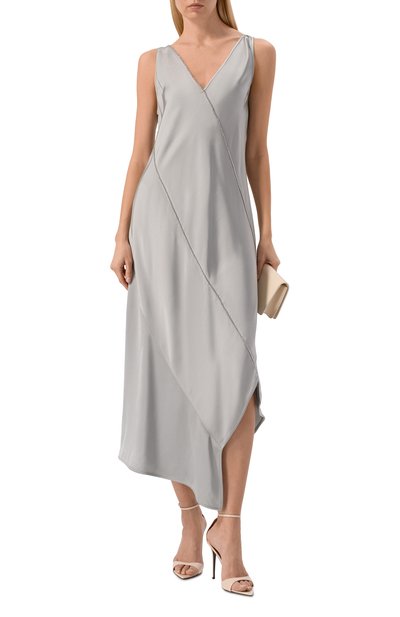 Платье из вискозы JIL SANDER, арт. J01CT0268/J65022, фото 2