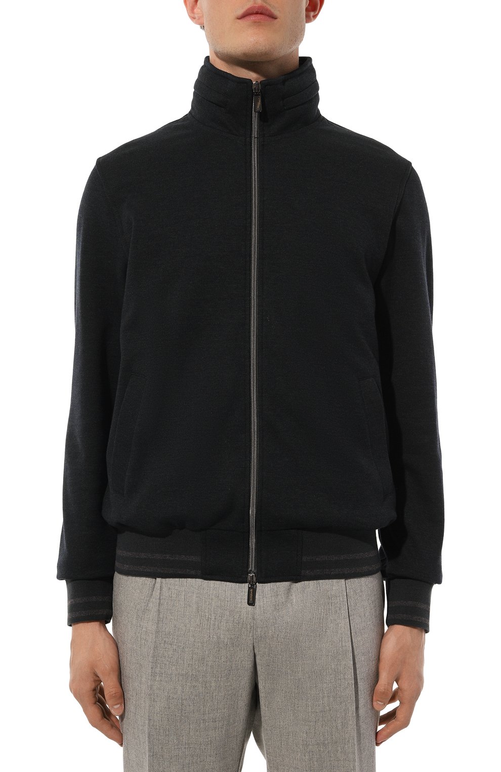 Толстовка из �шерсти и хлопка CAPOBIANCO, арт. 17M406.PL00., фото 3