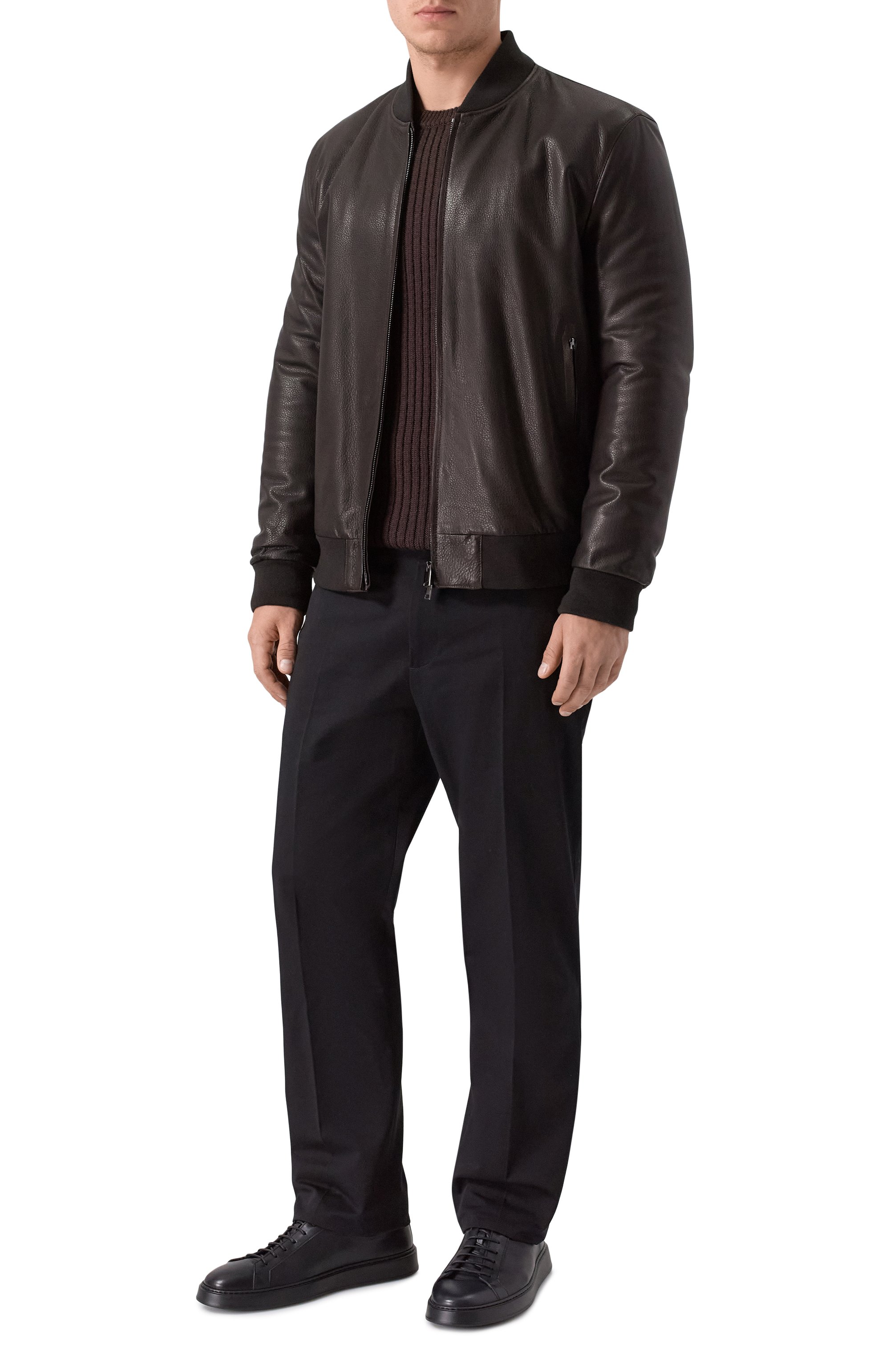 Кожаные кеды PANTANETTI, арт. 19586E/BALM, фото 2