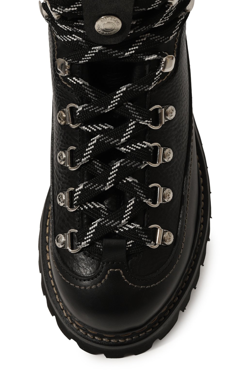 Кожаные хайкеры canadian DSQUARED2 черного цвета по цене 105000 руб., арт. ABM0123/12900001, фото 6 Кожаные хайкеры canadian DSQUARED2, арт. ABM0123/12900001, фото 6