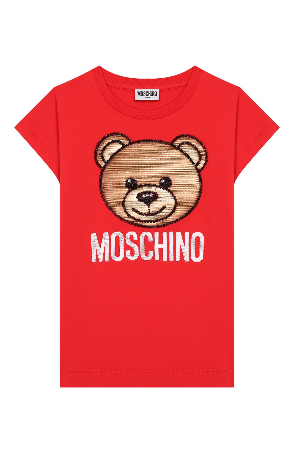 Хлопковая футболка MOSCHINO, арт. HAM02V/LBA10/4A-8A, фото 1
