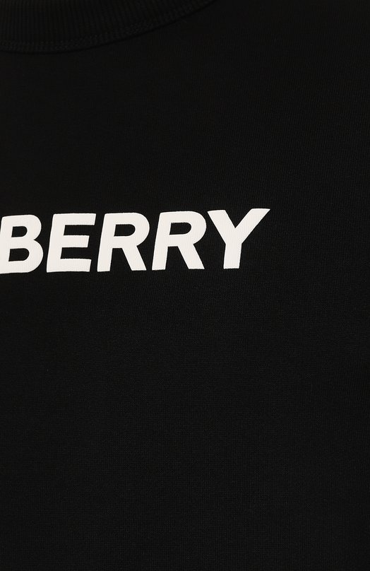 Хлопковый свитшот Burberry 8055312 Чёрный  8055312 Фото 5