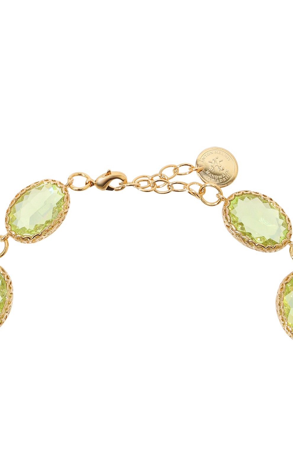 Колье ANTON HEUNIS светло-зеленого цвета по цене 23350 руб., арт. PTL1.05, фото 4 Колье ANTON HEUNIS, арт. PTL1.05, фото 4