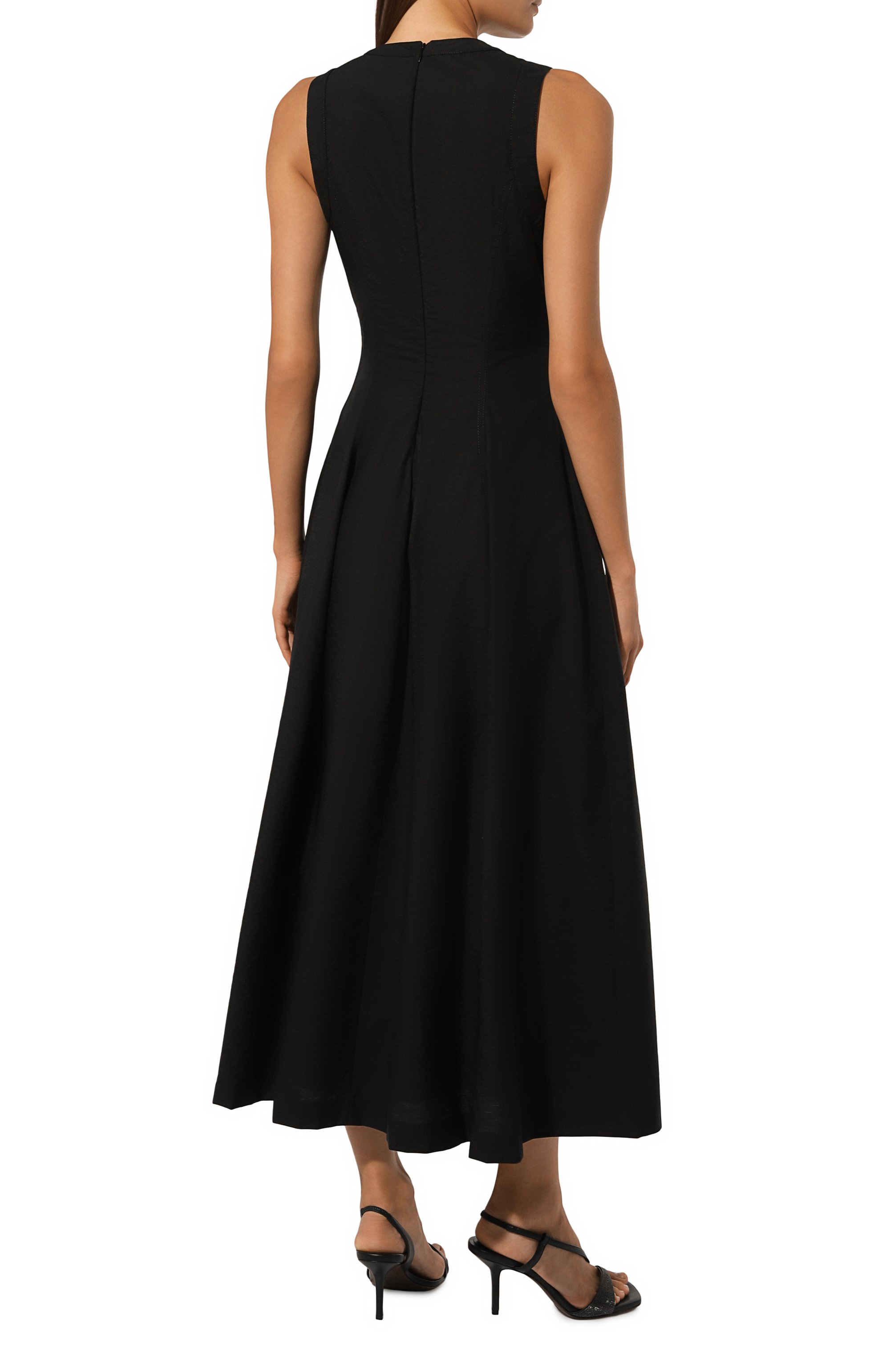 Хлопковое платье BRUNELLO CUCINELLI, арт. M0F79A5185, фото 4