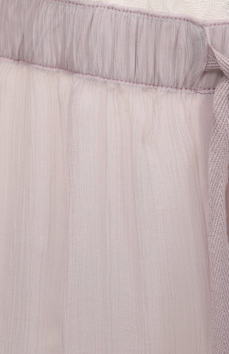 Женские шелковые шорты ANN DEMEULEMEESTER серого цвета, арт. B0012822/FA608 | Фото 6 (Материал внешний: Шелк; Автоматизация состава: Проставлено; Длина Ж (юбки, платья, шорты): Мини; Автоматизация ТО: Проставлено; Стили: Минимализм)