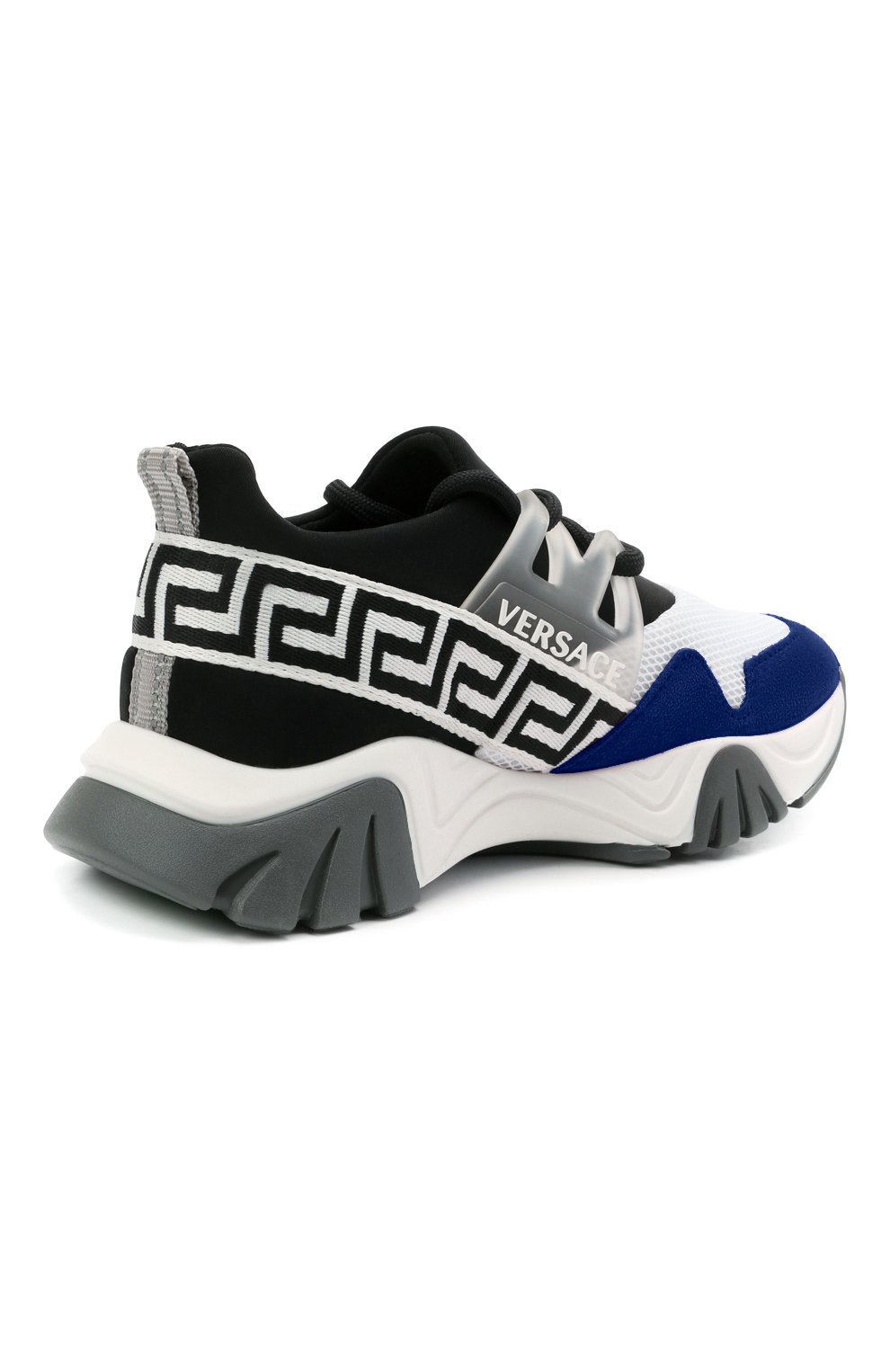 Кроссовки VERSACE синего цвета по цене 48300 руб., арт. 1000257/1A00218/27-29, фото 3 Кроссовки VERSACE, арт. 1000257/1A00218/27-29, фото 3