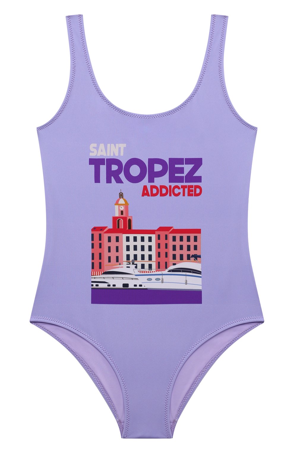 Слитный купальник MC2 SAINT BARTH сиреневого цвета по цене 9950 руб., арт. STBK CARA/CARA001, фото 1 Слитный купальник MC2 SAINT BARTH, арт. STBK CARA/CARA001, фото 1