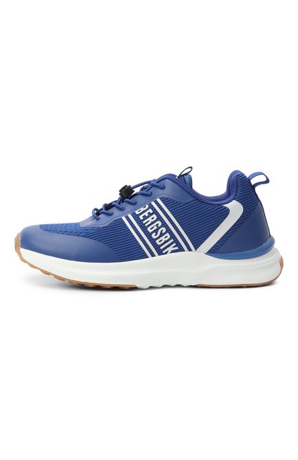 Детские комбинированные кроссовки DIRK BIKKEMBERGS синего цвета, арт. K3B9-21617-0308801/35-40 | Фото 2 (Материал внешний: Текстиль; Материал сплава: Проставлено; Нос: Не проставлено; Материал вн�утренний: Текстиль)