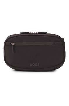 Мужская поясная сумка styven BOSS черного цвета, арт. 50536280 | Фото 1 (Размер: small; Драгоценные камни: Проставлено; Материал: Текстиль; Материал сплава: Проставлено; Ремень/цепочка: На ремешке; Случай: Повседневный)