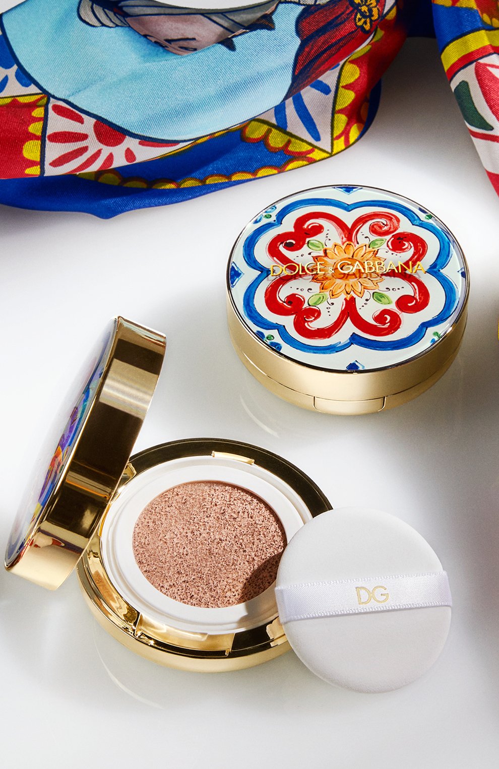 Кушон с эффектом сияния solar glow spf 50, 350 bronze (11.5ml) DOLCE & GABBANA, арт. 30700452DG, фото 4
