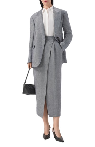 Женский хлопковый топ BRUNELLO CUCINELLI, арт. MP091MA616