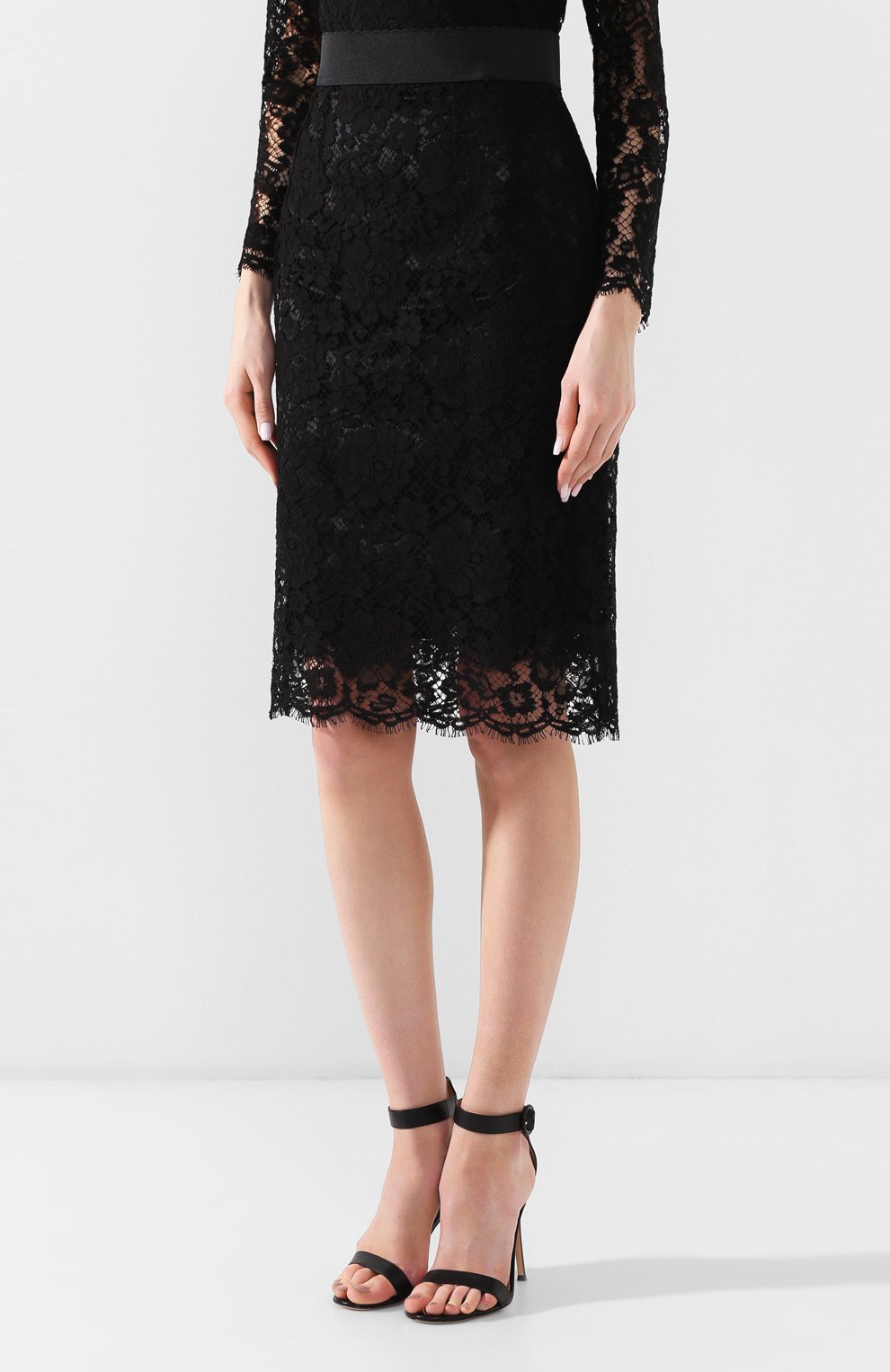 Кружевная юбка DOLCE & GABBANA, арт. F4A2PT/HLMCK, фото 3