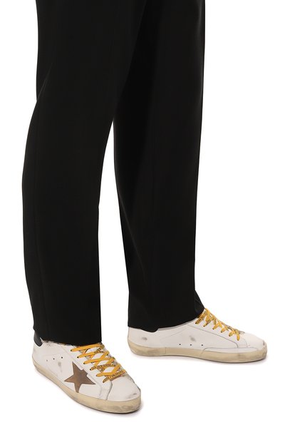 Кожаные кеды superstar GOLDEN GOOSE DELUXE BRAND, арт. GMF00101/F0025521090, фото 3