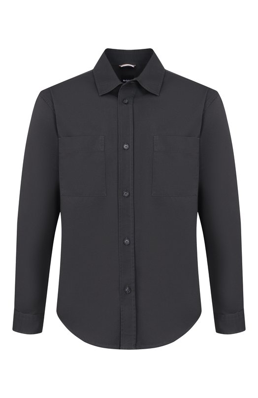 Хлопковая рубашка BOSS 50556121 Зелёный 50556121