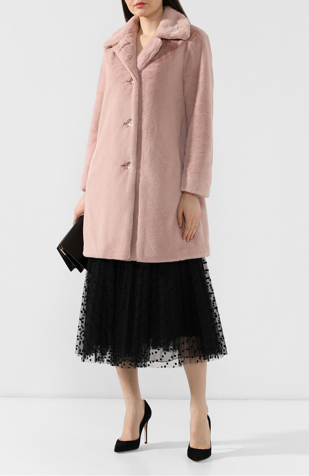 Пальто из экомеха BURBERRY, арт. 8008213, фото 2