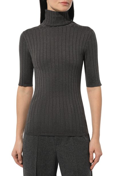 Водолазка из кашемира и шелка BRUNELLO CUCINELLI, арт. M41862203, фото 3