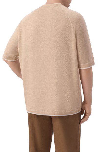 Джемпер изо льна и хлопка KITON, арт. UMK0919, фото 4