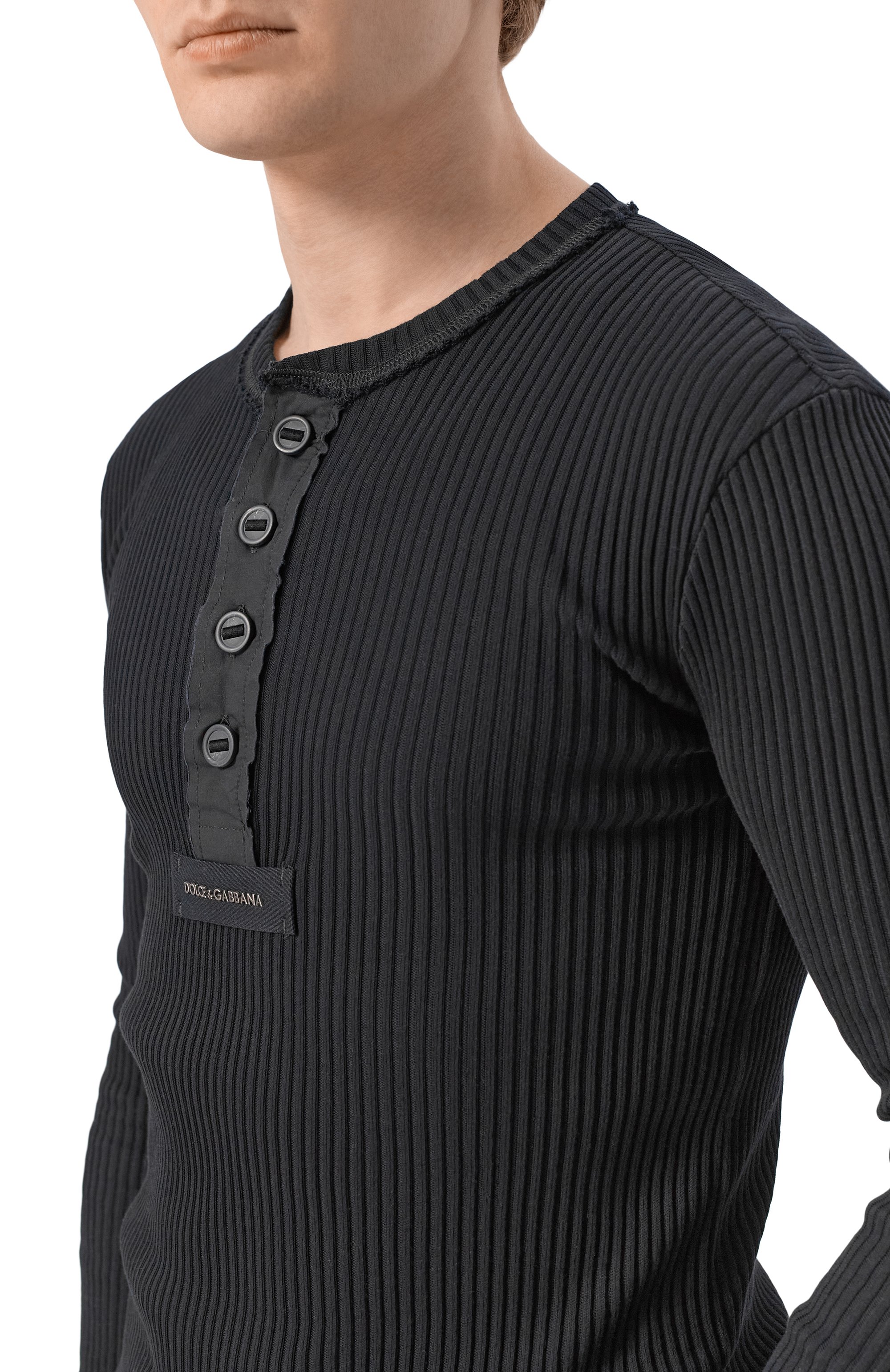 Хлопковый джемпер DOLCE & GABBANA, арт. G8TF3T/HU7WR, фото 5