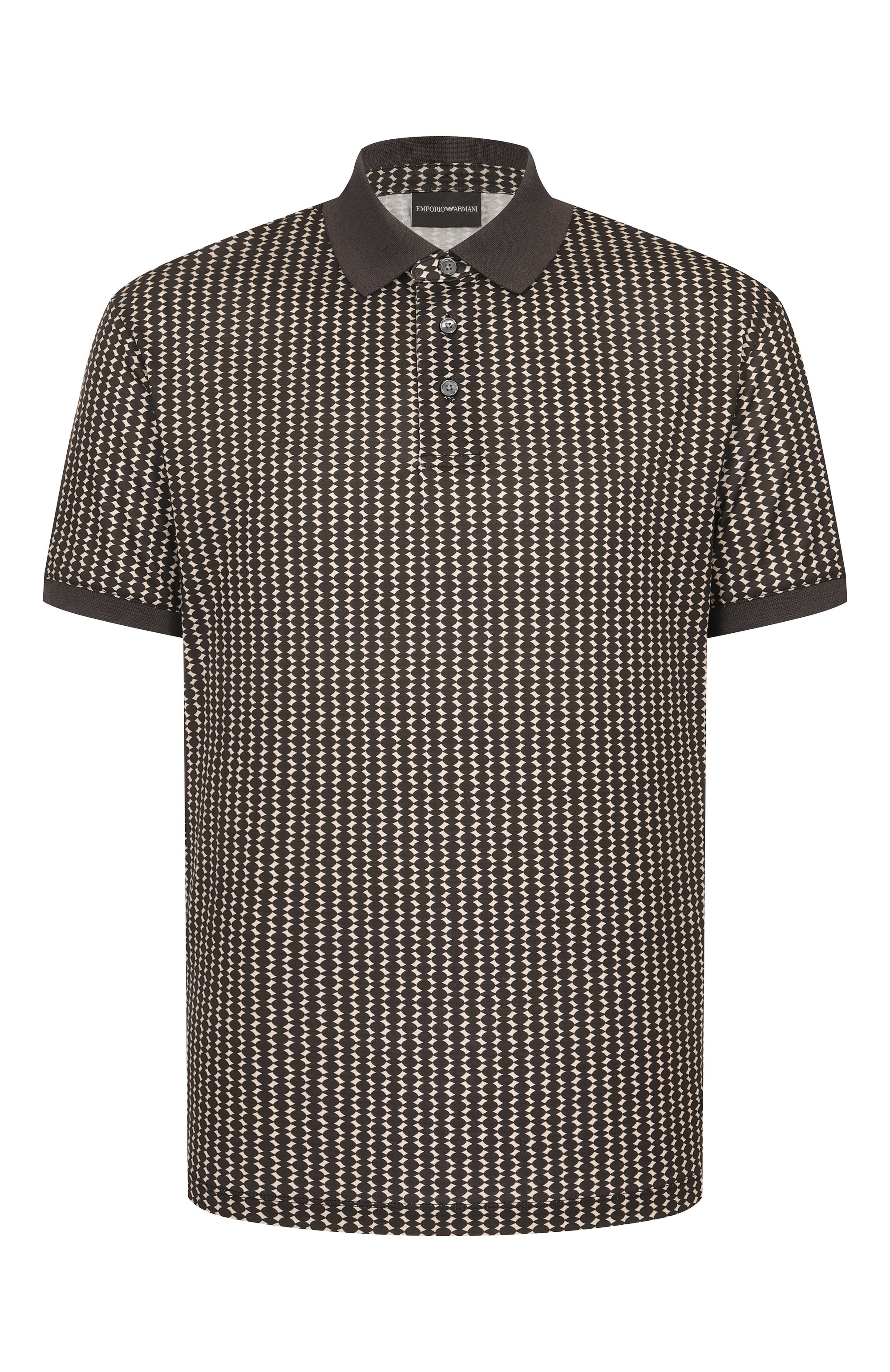 Поло из лиоцелла и хлопка EMPORIO ARMANI, арт. EM005356/AF24857, фото 1