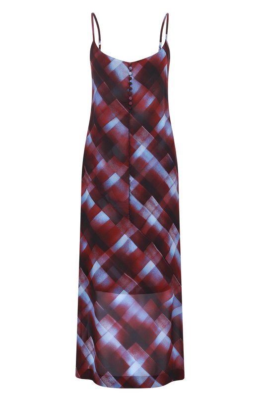 Платье из вискозы Dries Van Noten 011084-2108-358 Бордовый 011084-2108-358