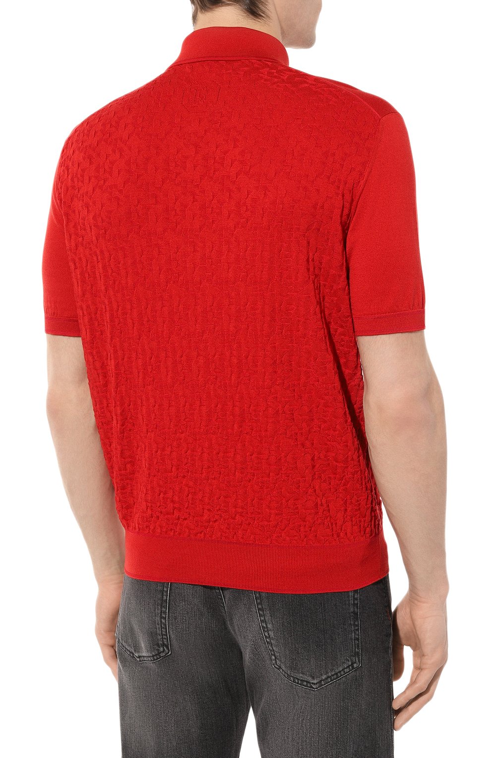 Поло из шелка и хлопка STEFANO RICCI, арт. K818059P13/F23286, фото 4