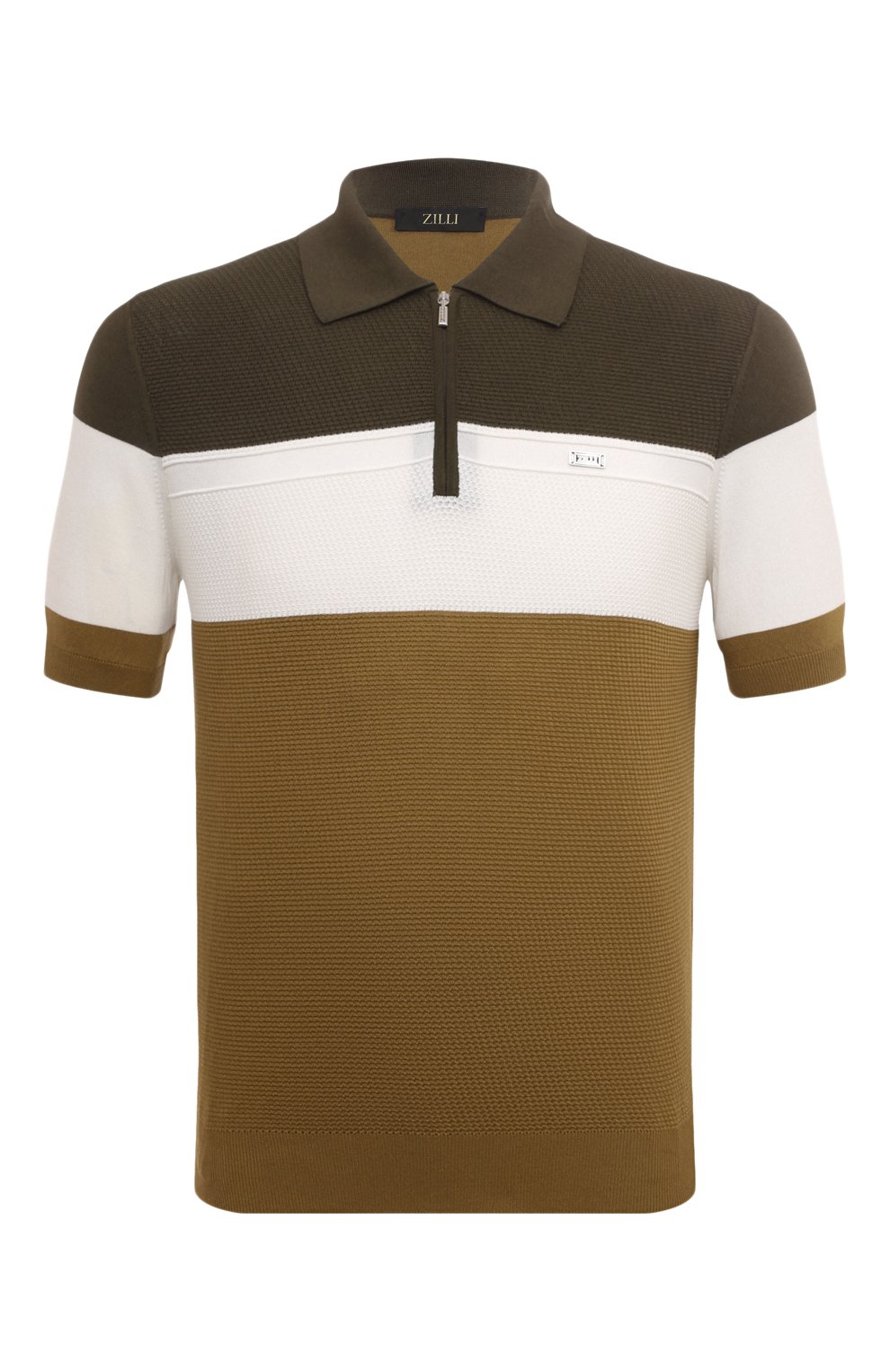 Поло из шелка и хлопка ZILLI, арт. KZP002M0142VH0L00, фото 1