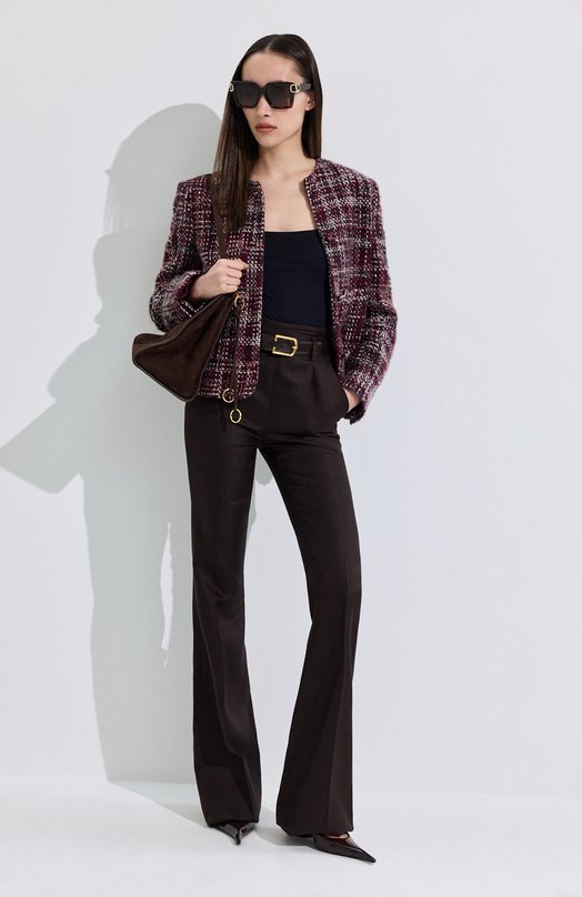 Шелковые брюки MVST M25.1PW.T004/ZEGNA Коричневый  M25.1PW.T004/ZEGNA Фото 6
