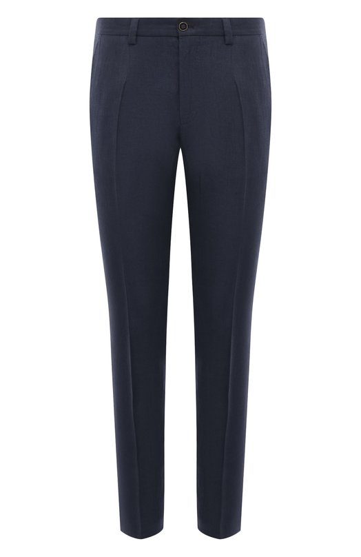 Льняные брюки Dolce & Gabbana GY6IET/FU4LF Синий GY6IET/FU4LF