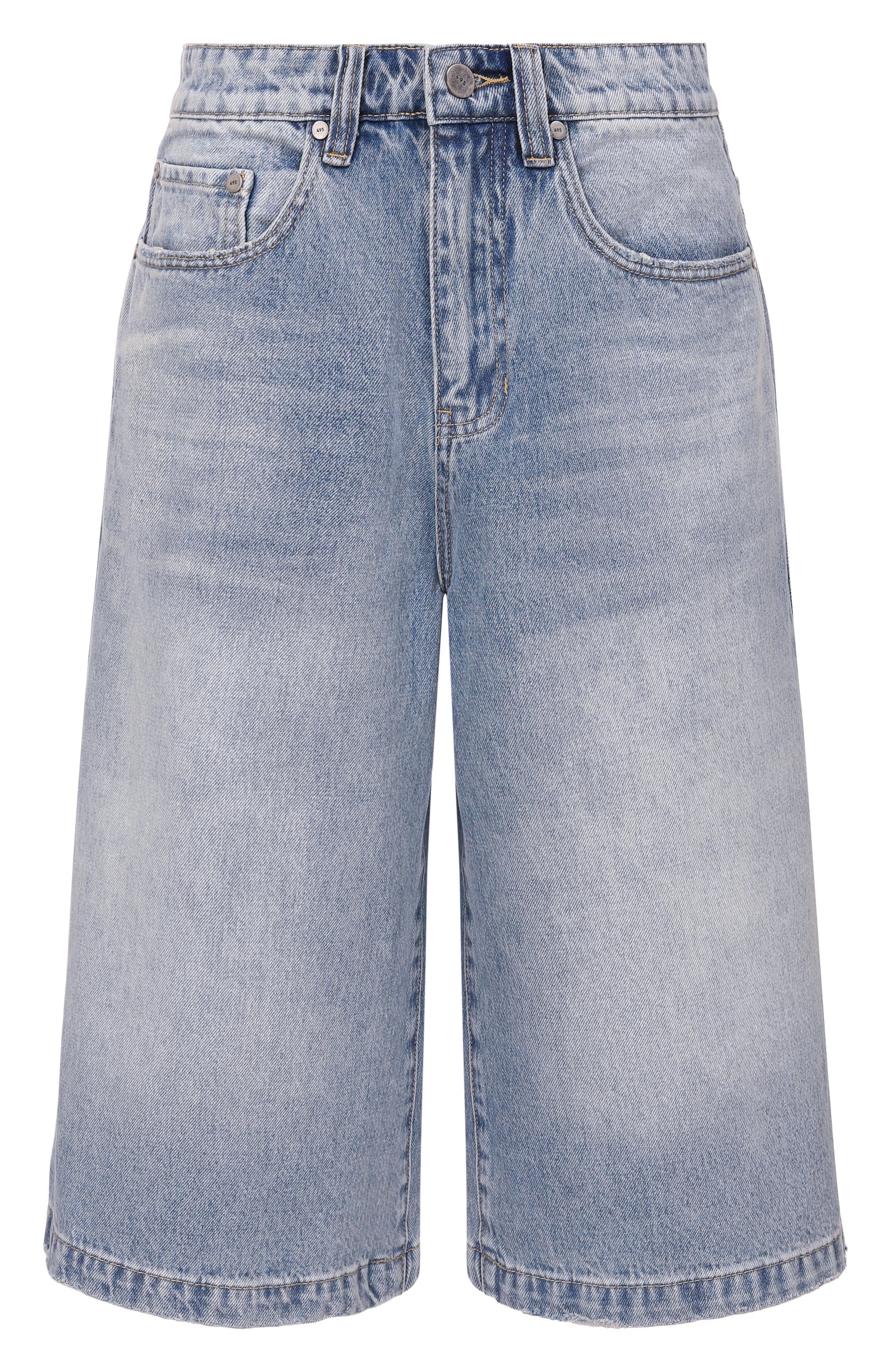 Джинсовые шорты antract 495 DENIM голубого цвета по цене 22500 руб., арт. 49526/SHJM2LB, фото 1 Джинсовые шорты antract 495 DENIM, арт. 49526/SHJM2LB, фото 1