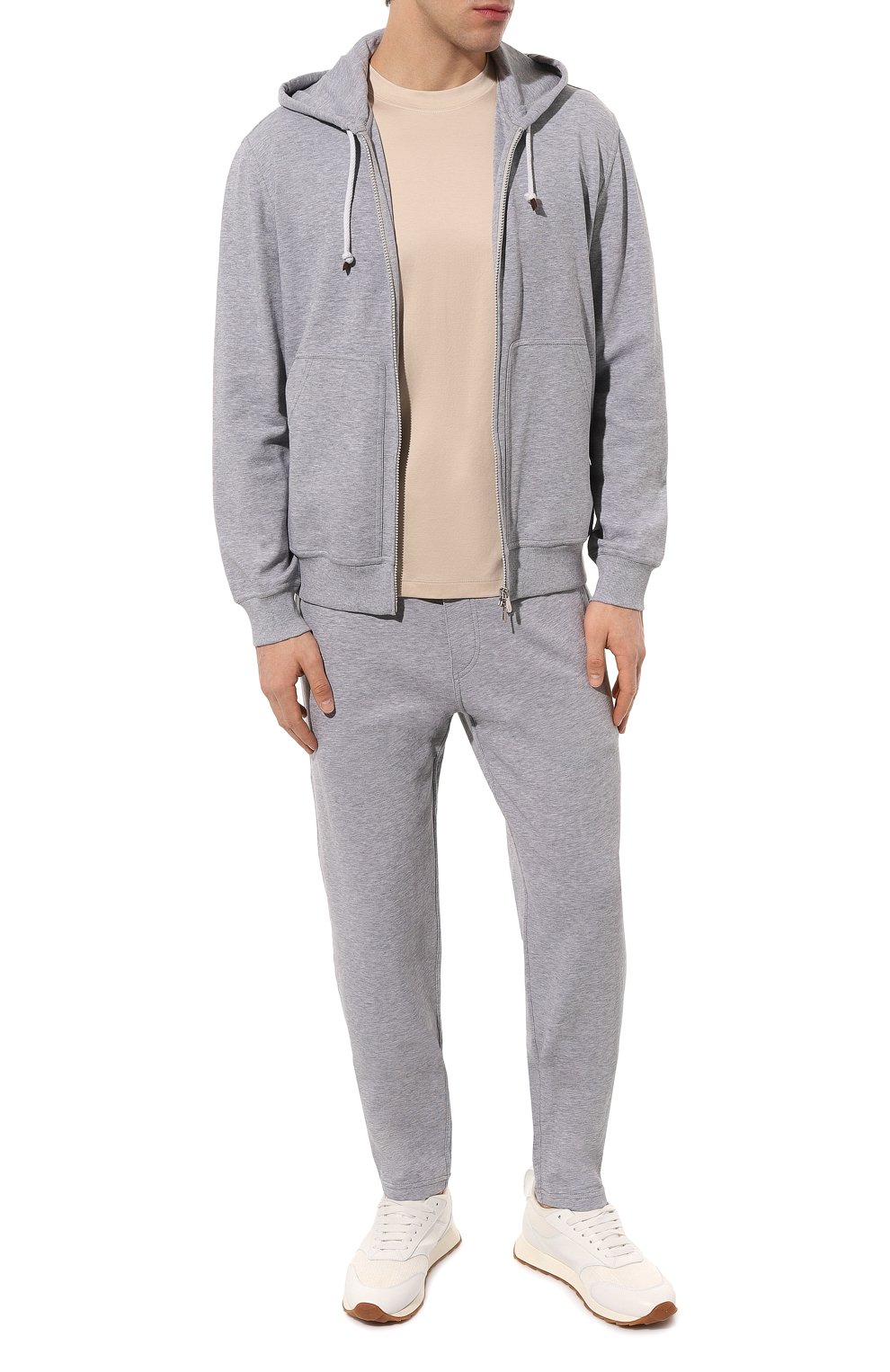 Хлопковая толстовка BRUNELLO CUCINELLI, арт. M0T359069G, фото 2