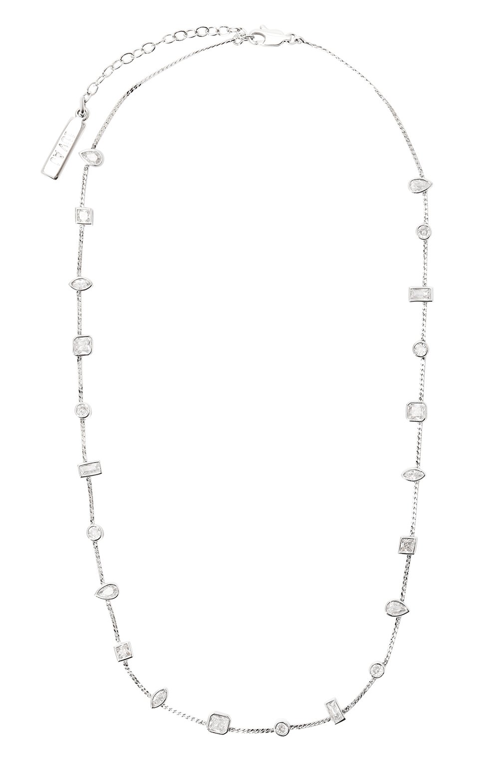 Колье LUV AJ серебряного цвета по цене 23900 руб., арт. SS23-N-BSSN-S, фото 1 Колье LUV AJ, арт. SS23-N-BSSN-S, фото 1