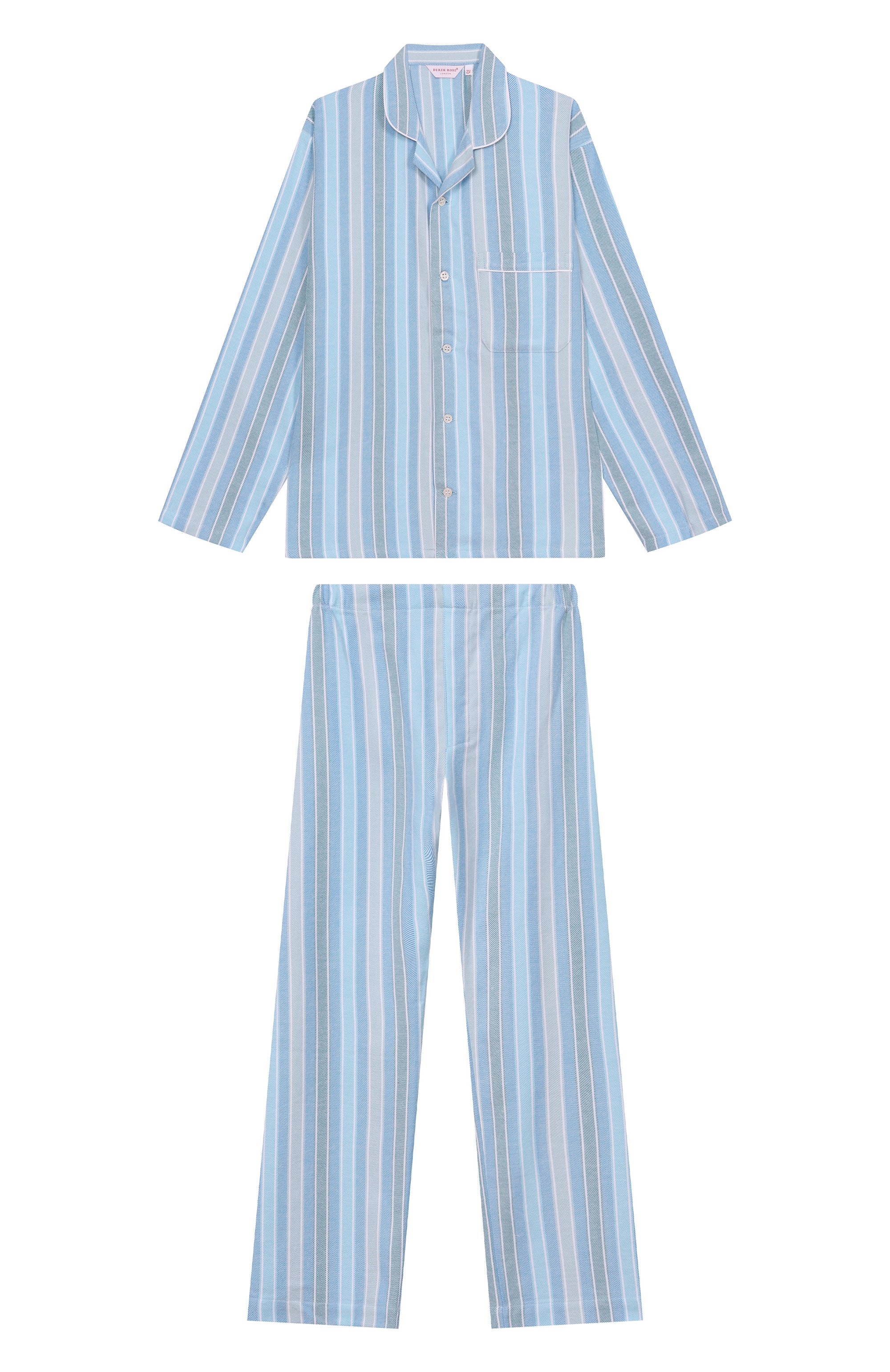 Хлопковая пижама DEREK ROSE, арт. 7025/KELB015, фото 1