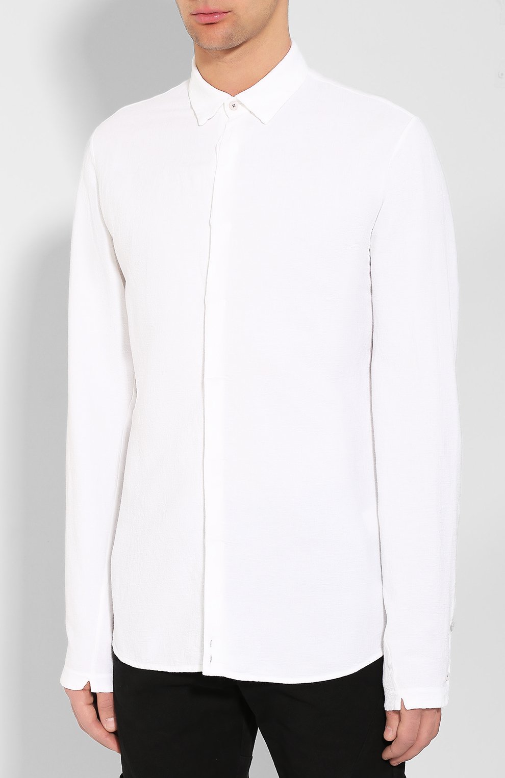 Рубашка из смеси вискозы и хлопка TRANSIT, арт. CFUTRJ1360, фото 3