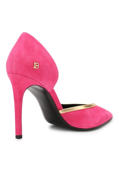 Замшевые туфли miley BALMAIN, арт. SN1C121/LVKN, фото 4