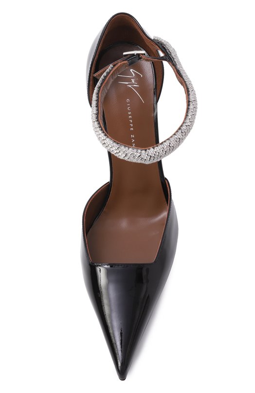Лакированные туфли Elenie 105 Giuseppe Zanotti Design I560012 Чёрный  I560012 Фото 6