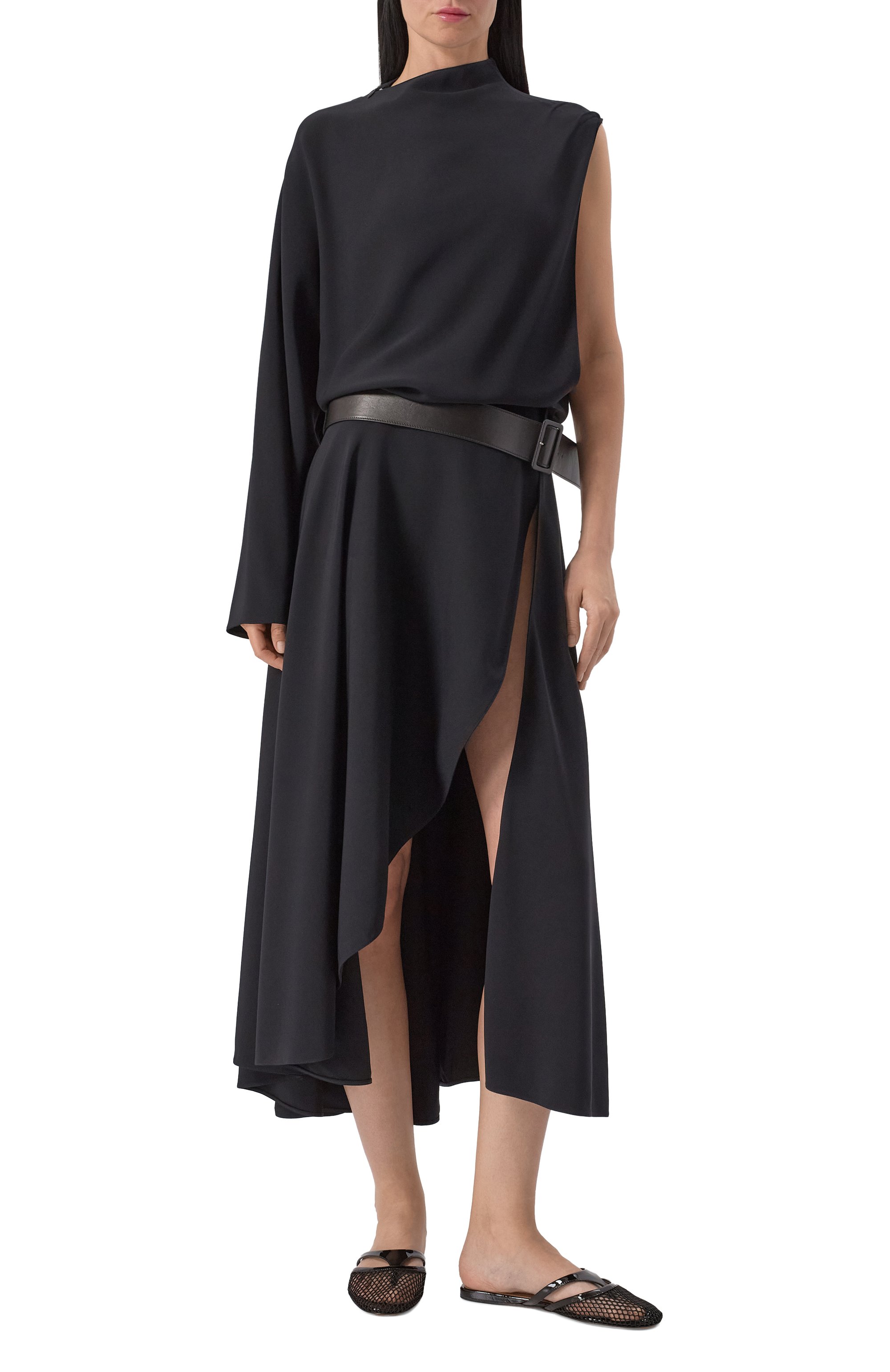 Платье из вискозы ALAIA, арт. AA9R1404T571A, фото 3