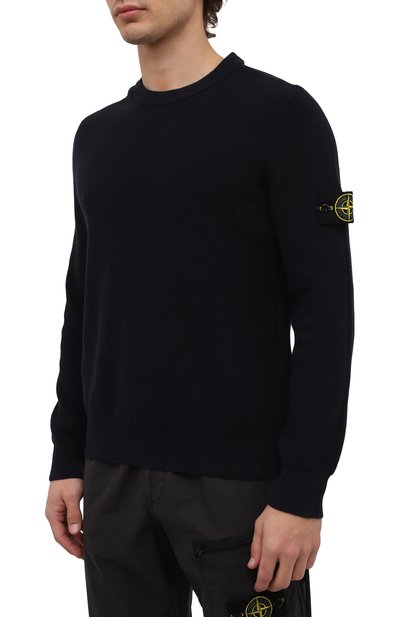 Хлопковый свитер STONE ISLAND, арт. 7615550D8, фото 3