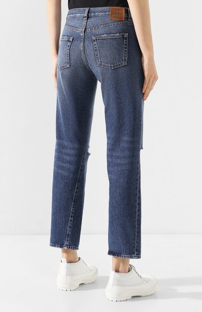 Джинсы с потертостями TOTEME, арт. 0RIGINAL RIPPED DENIM 32 195-232-740, фото 4