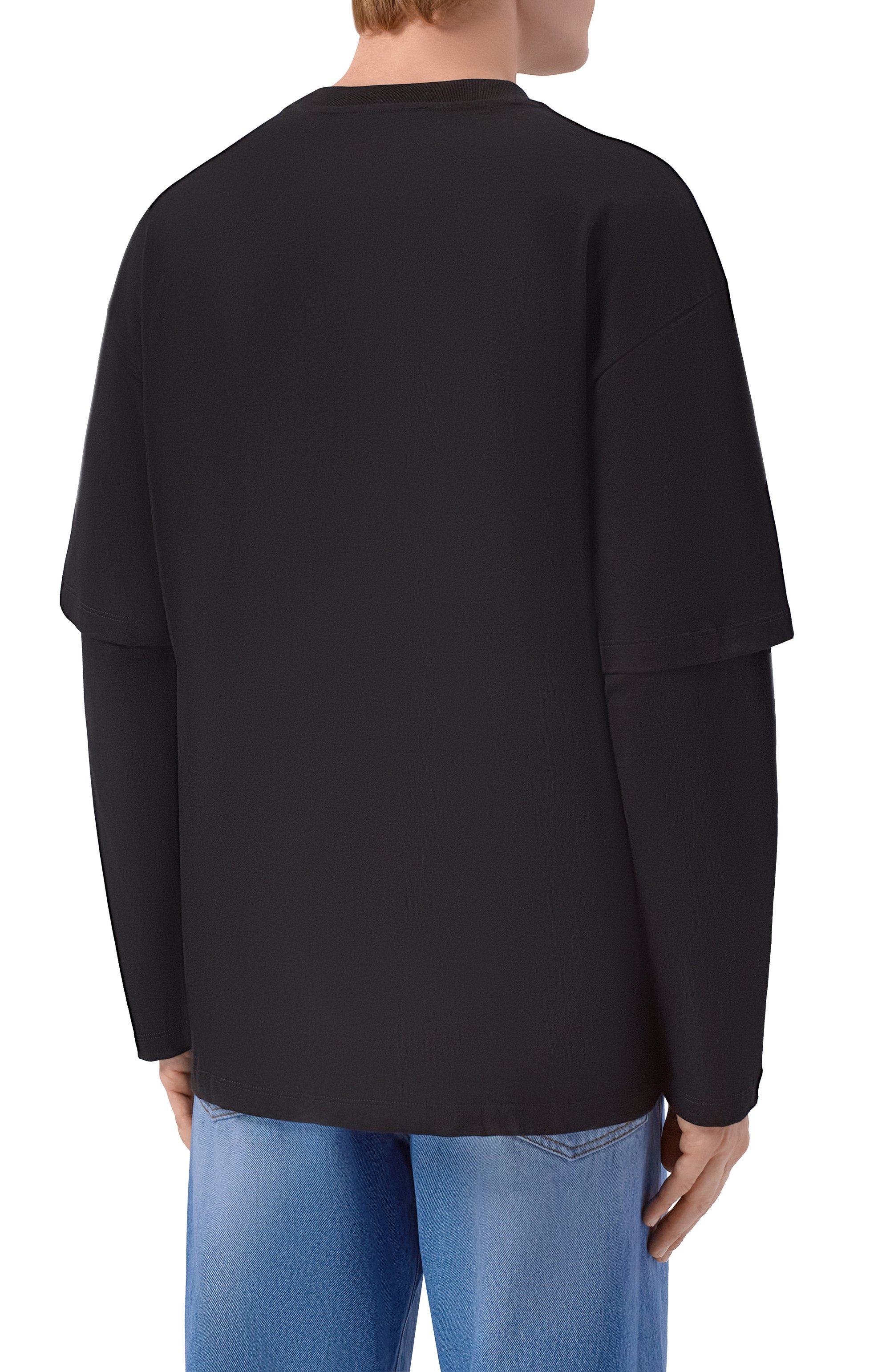 Хлопковый лонгслив HINNOMINATE, арт. HMABM01575, фото 4